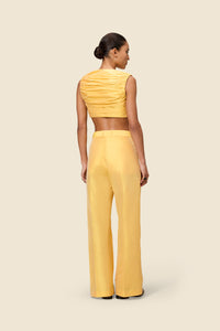 Yellow / STRAIGHT LEG PANTS