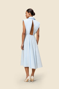 Light Blue / MULTI LAYERS SHIRT DRESS