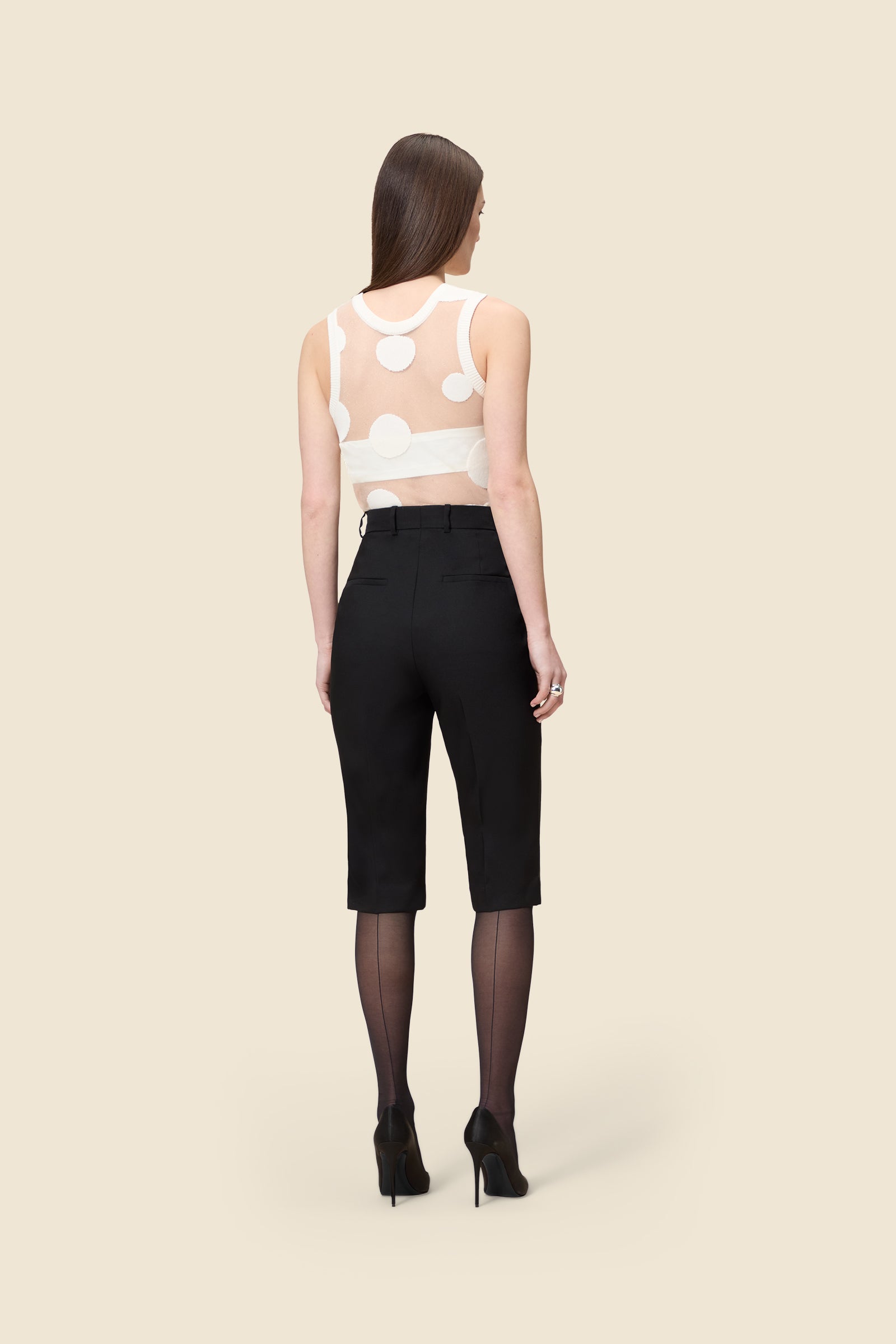 Cream / POLKADOT SPENCER