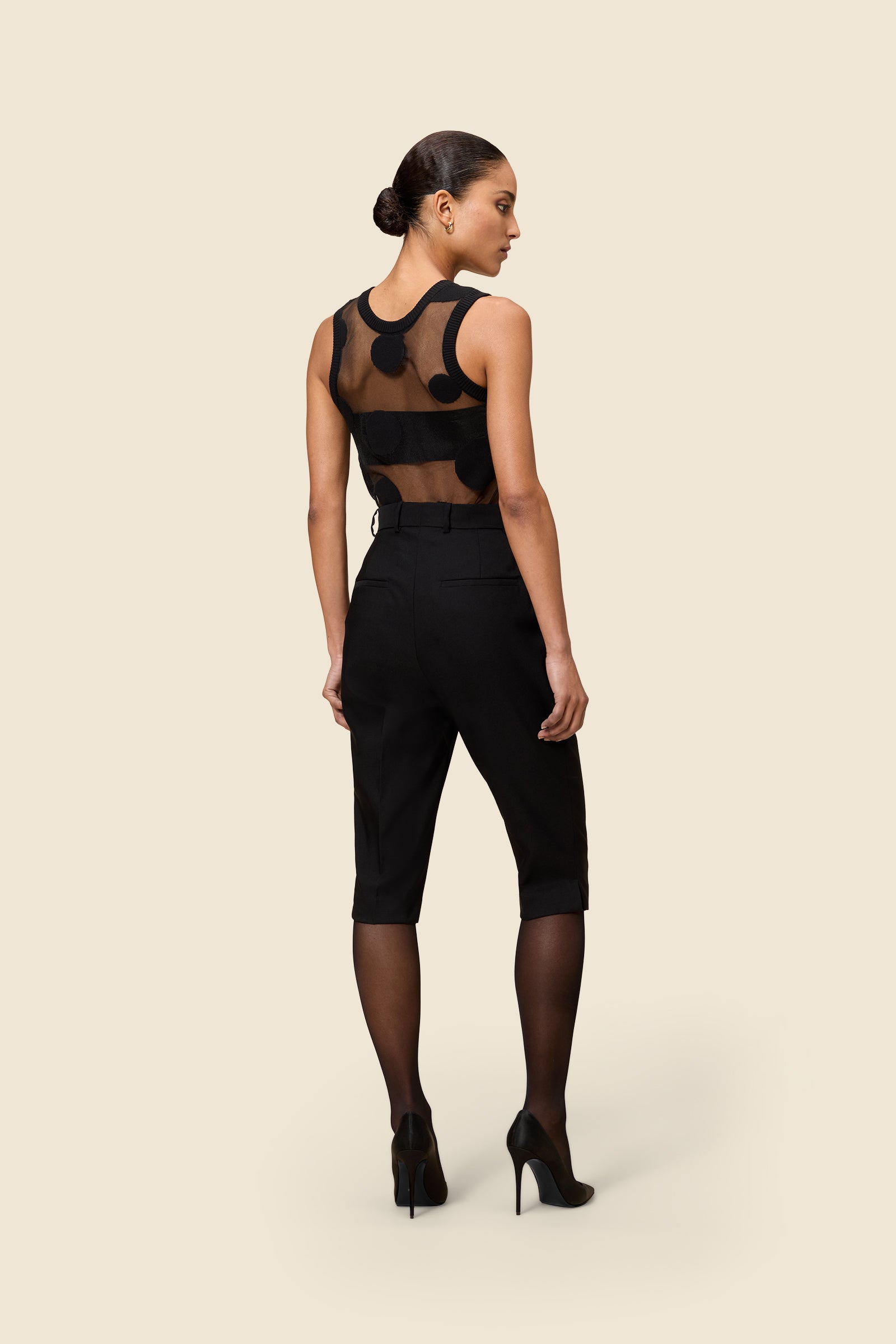 Black / POLKADOT SPENCER