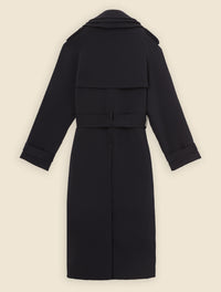 Black / MULTI LAYER TRENCHCOAT