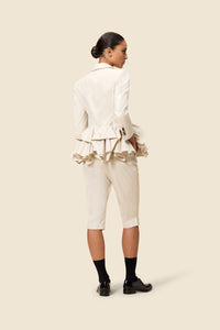 Stone / TUCK UP BLAZER
