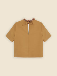 Brown / PEARL TOP