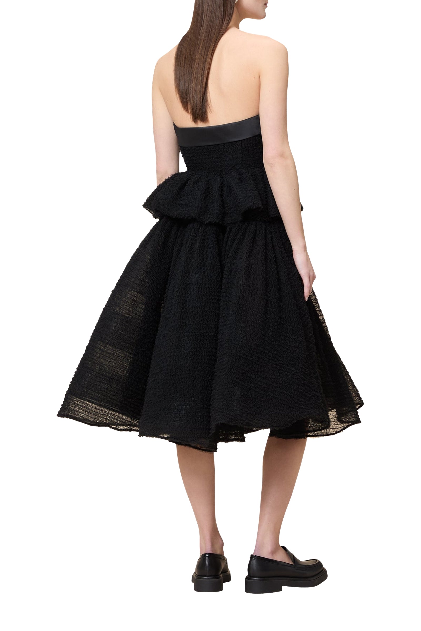 Caraco dégradé en tulle - Black