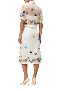 Multi / EMBROIDERY MIDI SKIRT