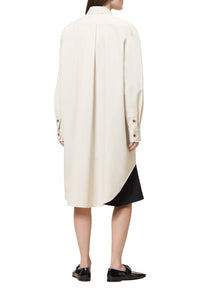 Robe chemise nouée - Stone