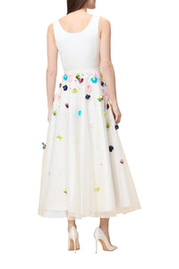 Multi / EMBROIDERED A-LINE GOWN
