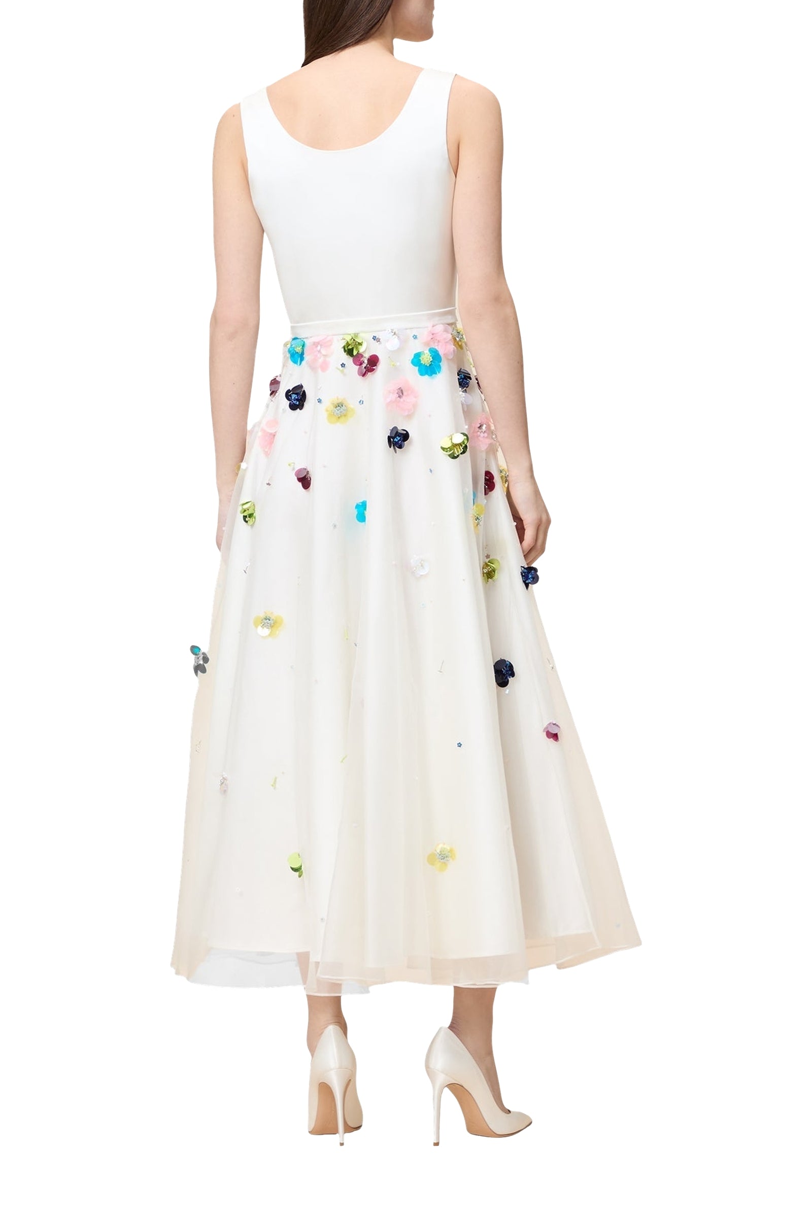 Multi / EMBROIDERED A-LINE GOWN