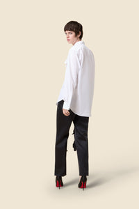White / TUXEDO SHIRT
