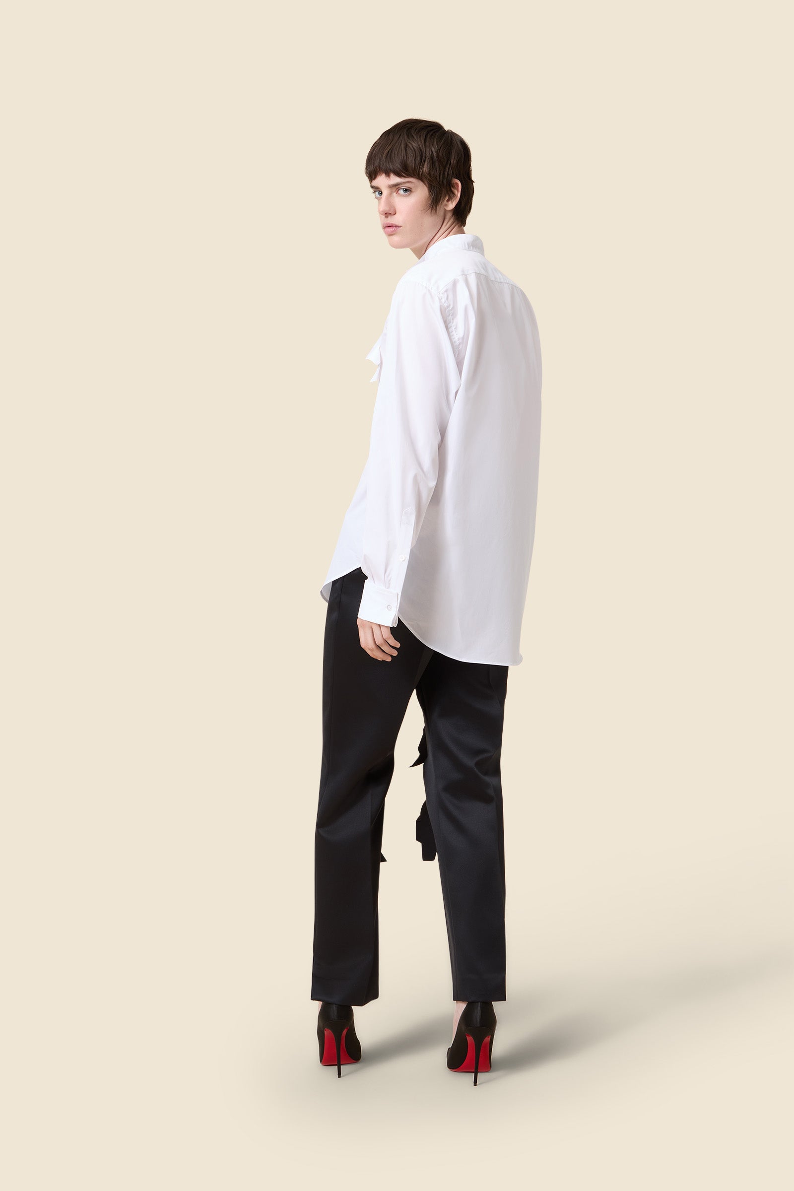 White / TUXEDO SHIRT