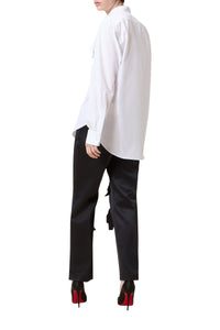 Chemise classique ajourée - White