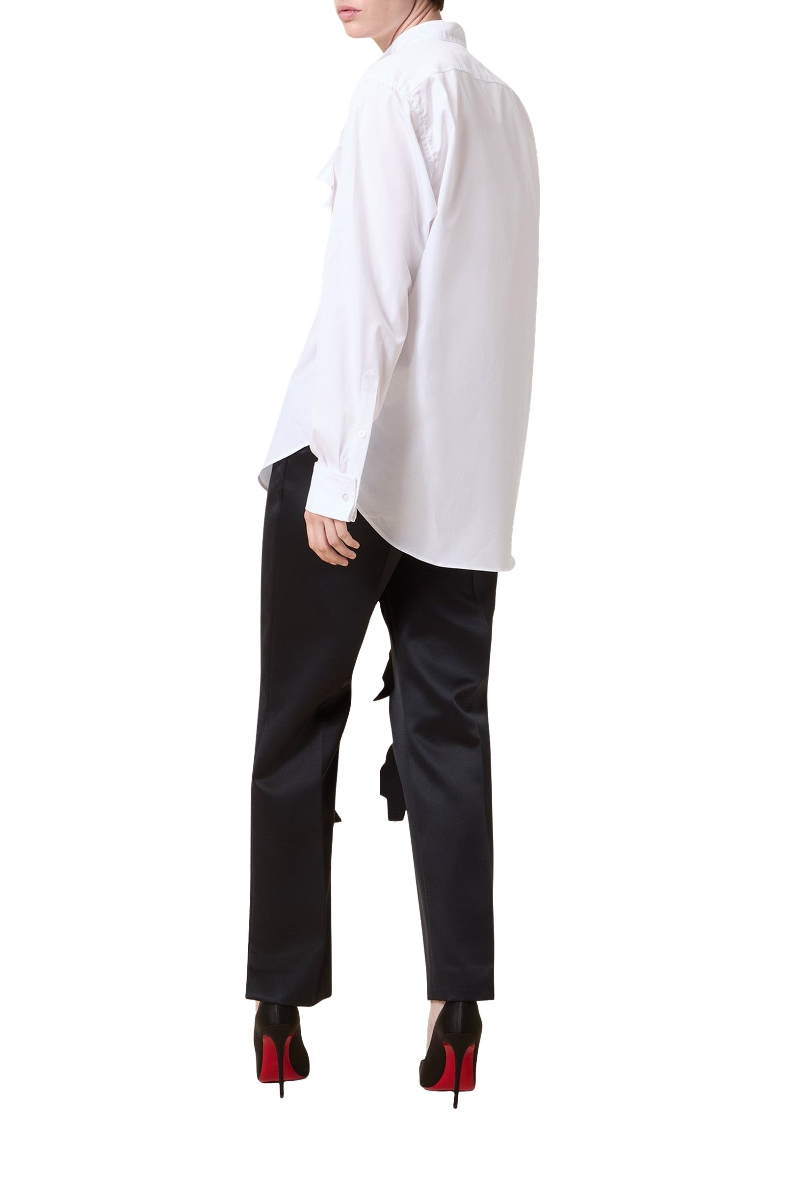 Chemise classique ajourée - White