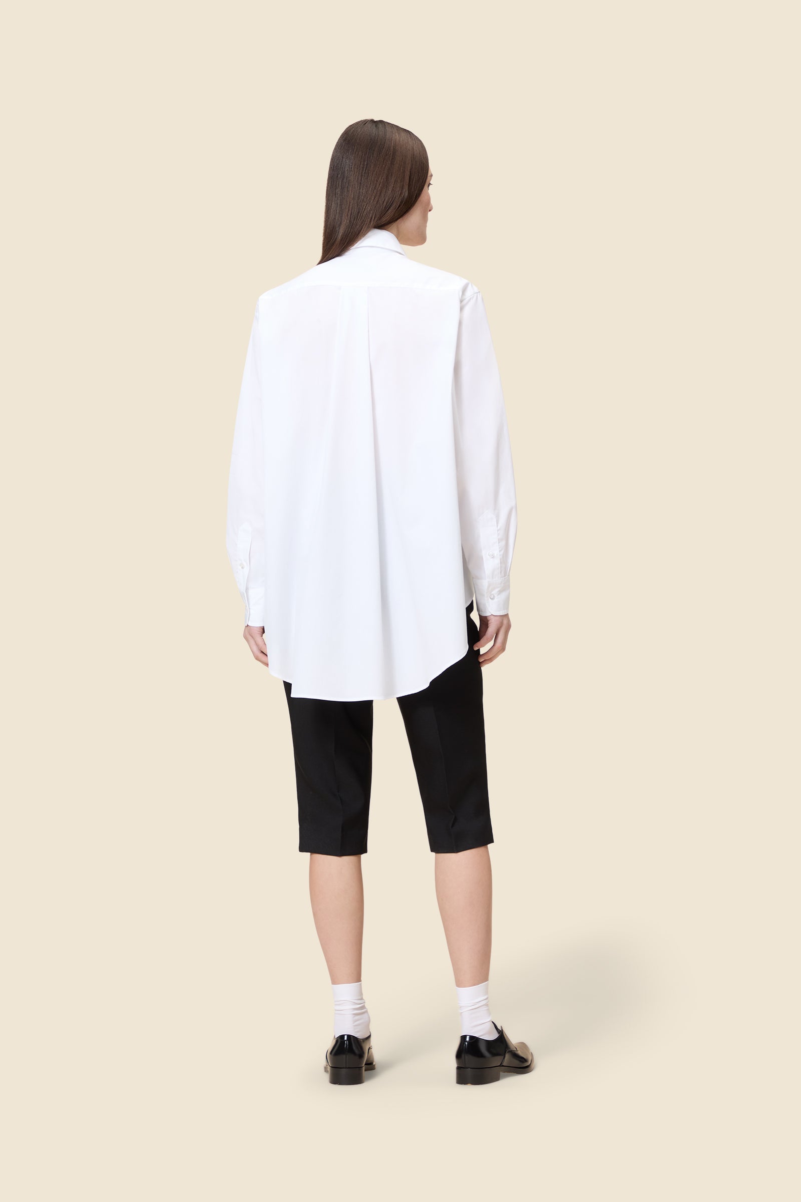 White / KNOTTED SHIRT