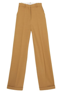 Brown / TAILORED CUFF TROUSERS