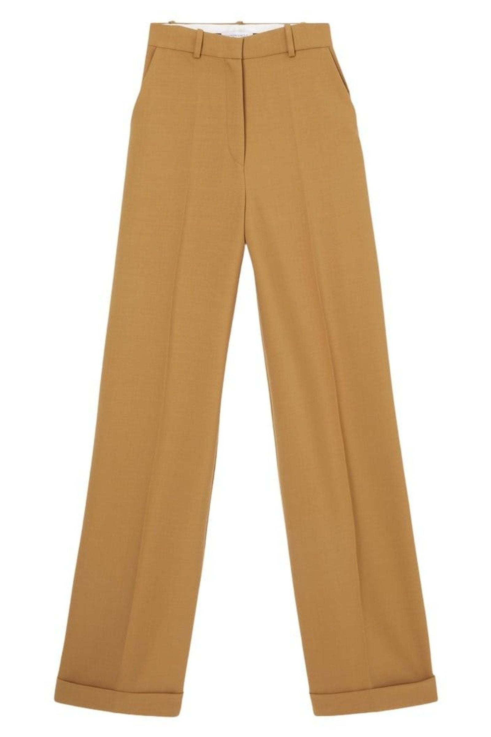 Brown / TAILORED CUFF TROUSERS