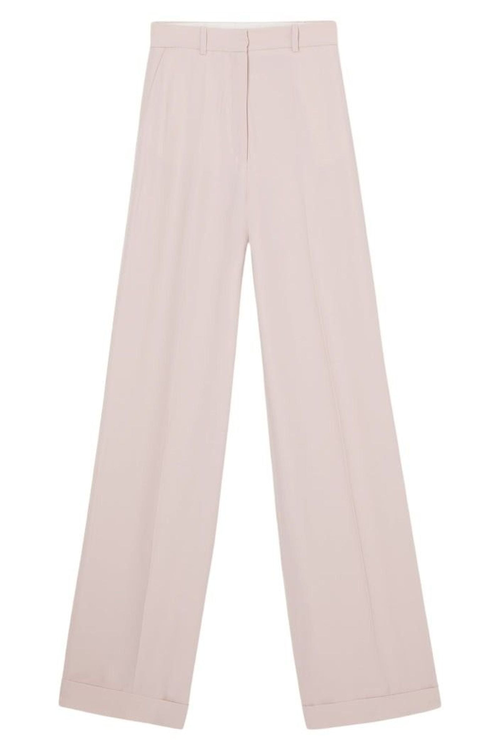 Pink / TAILORED CUFF TROUSERS