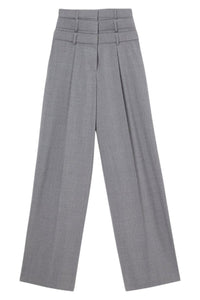 Grey / MULTI LAYERED TROUSERS
