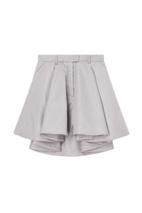 Silver / PADDED MINI SKIRT