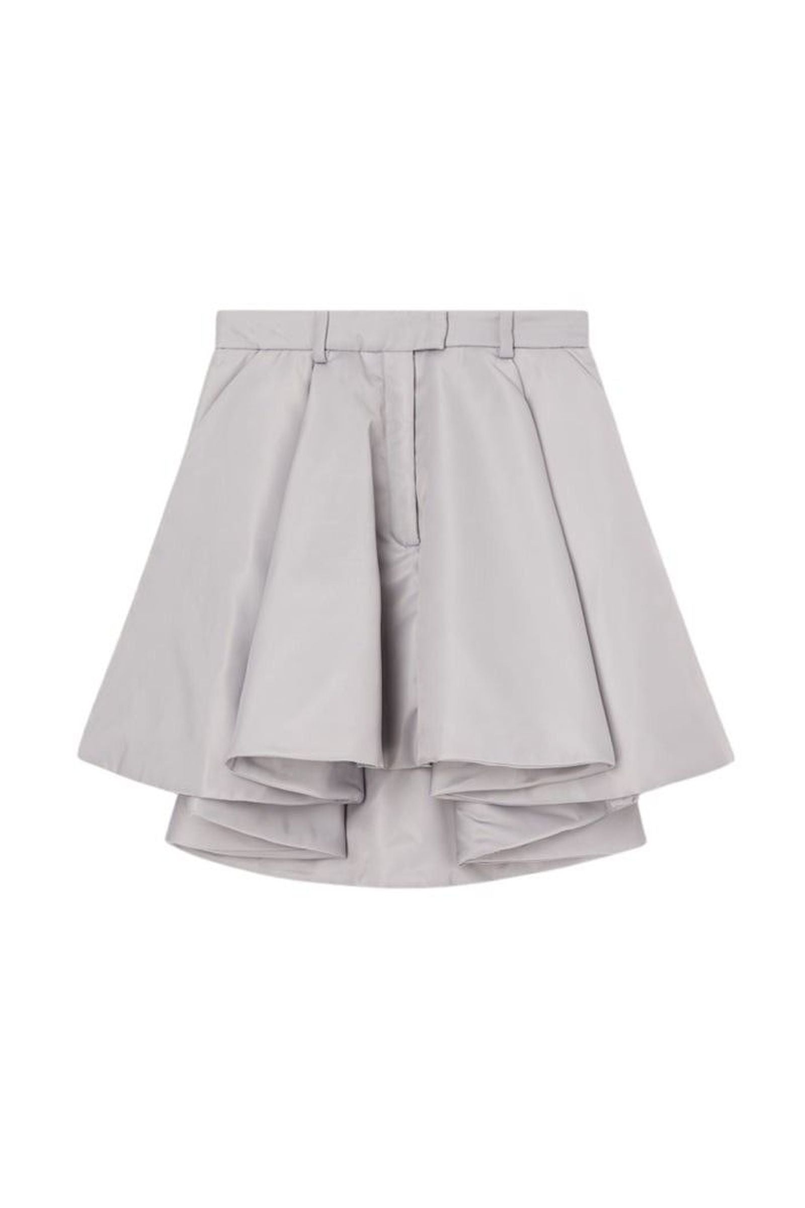 Silver / PADDED MINI SKIRT