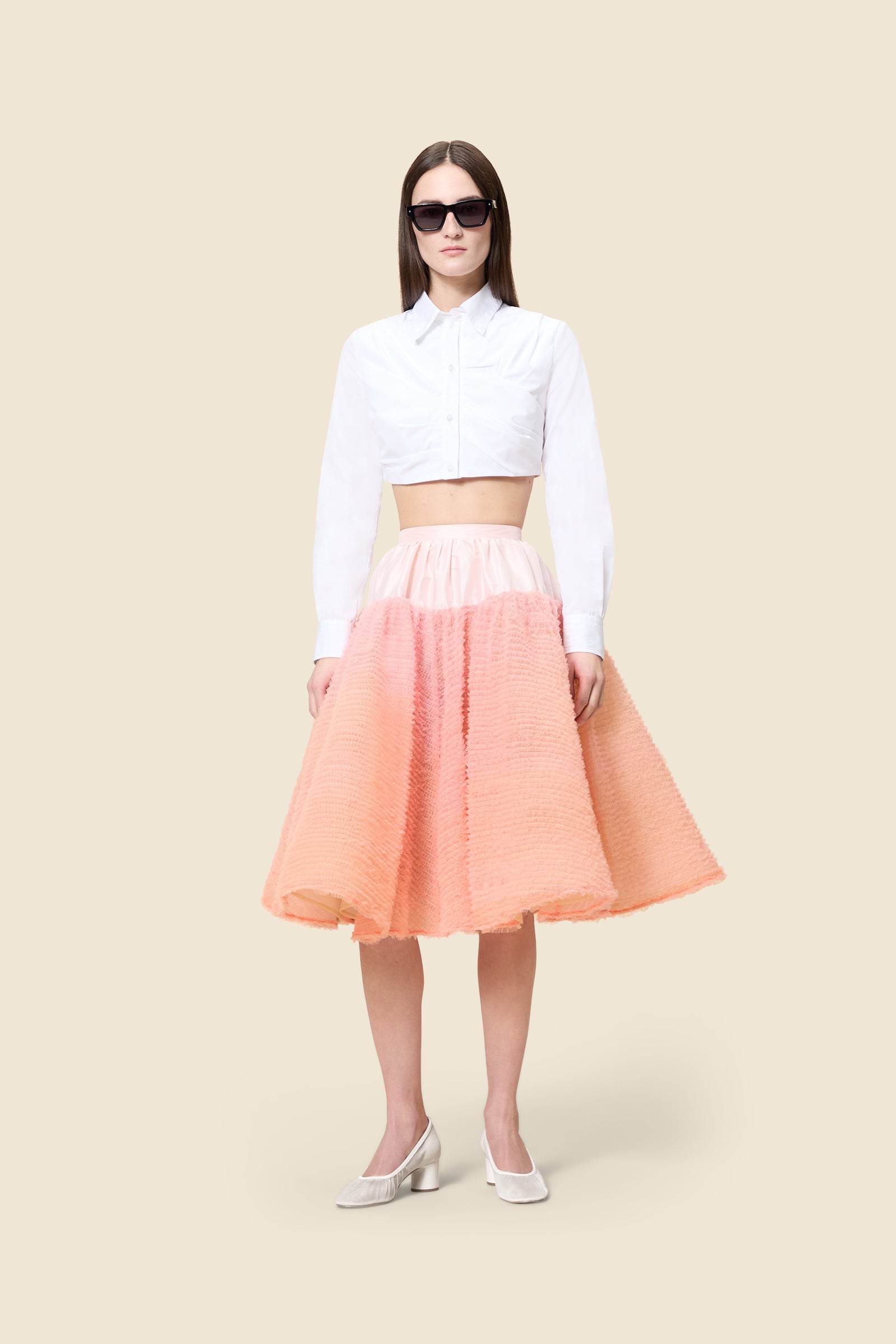 Multi / DEGRADE MIDI SKIRT