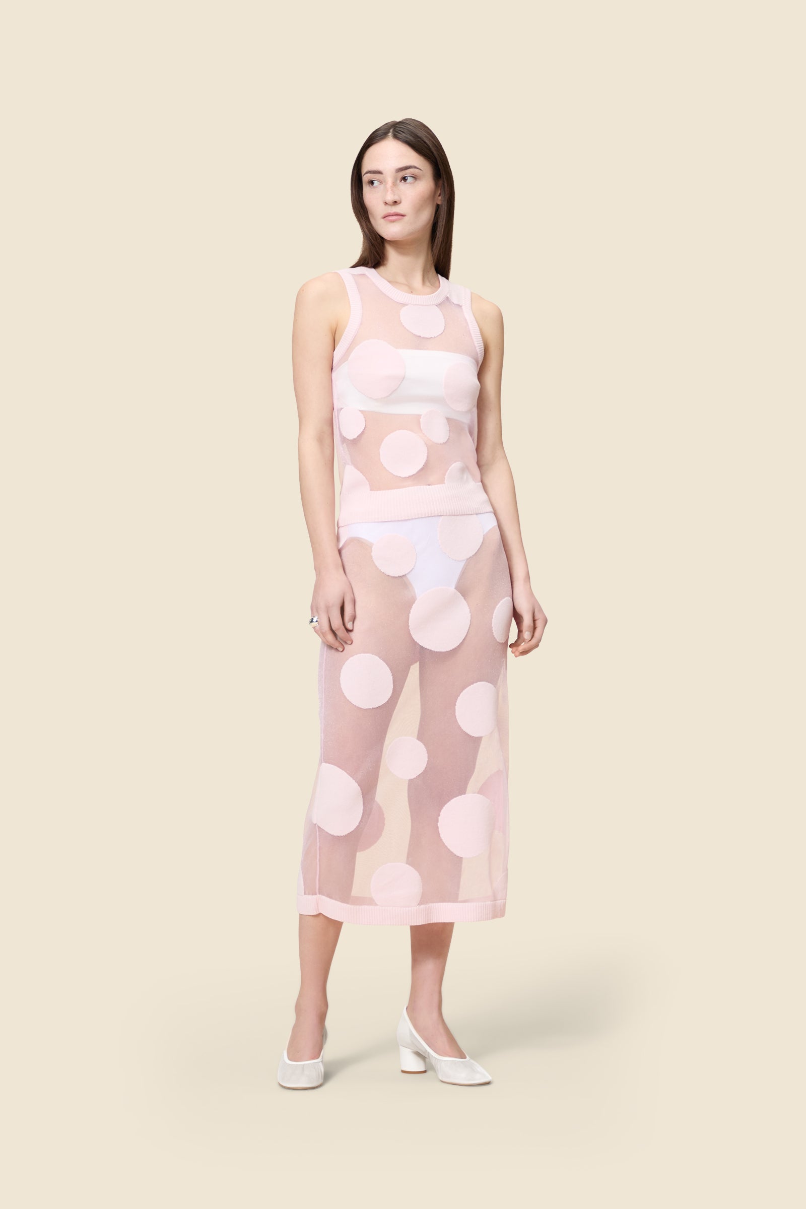 Pink / POLKADOT SKIRT
