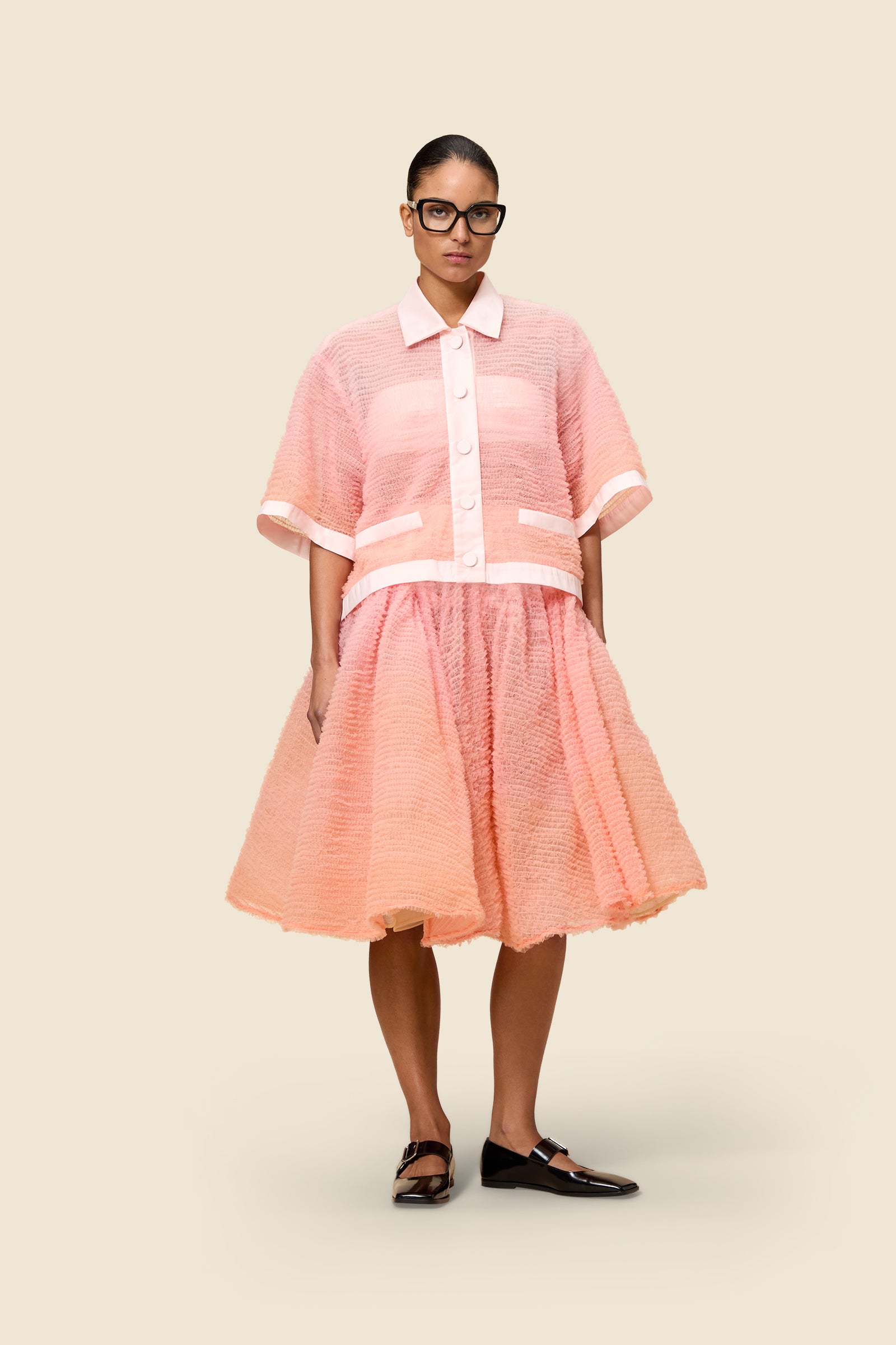 Multi / DEGRADE TULLE TOP