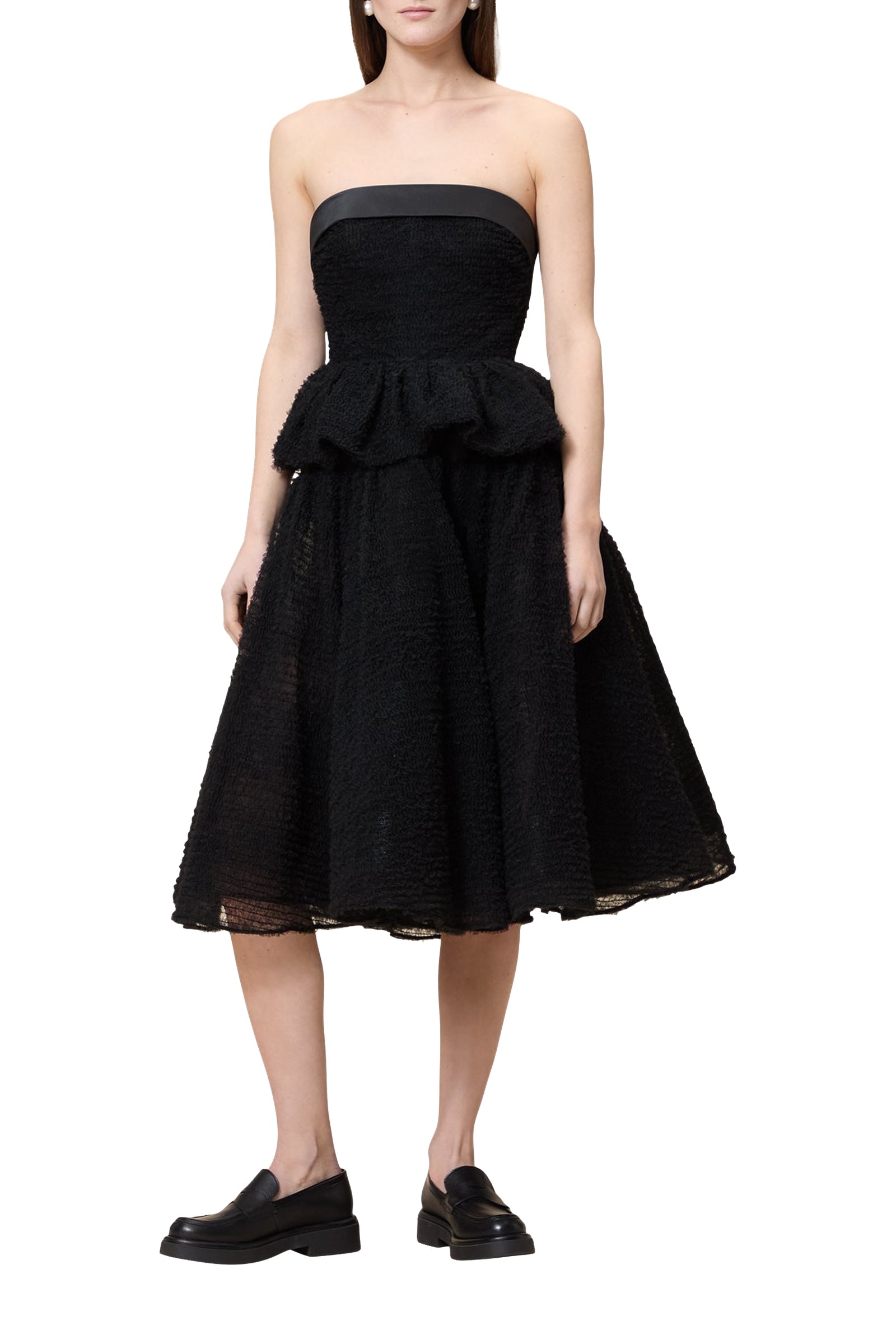 Caraco dégradé en tulle - Black