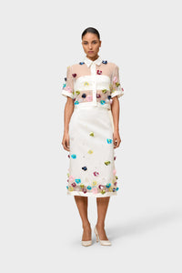 Multi / EMBROIDERY MIDI SKIRT
