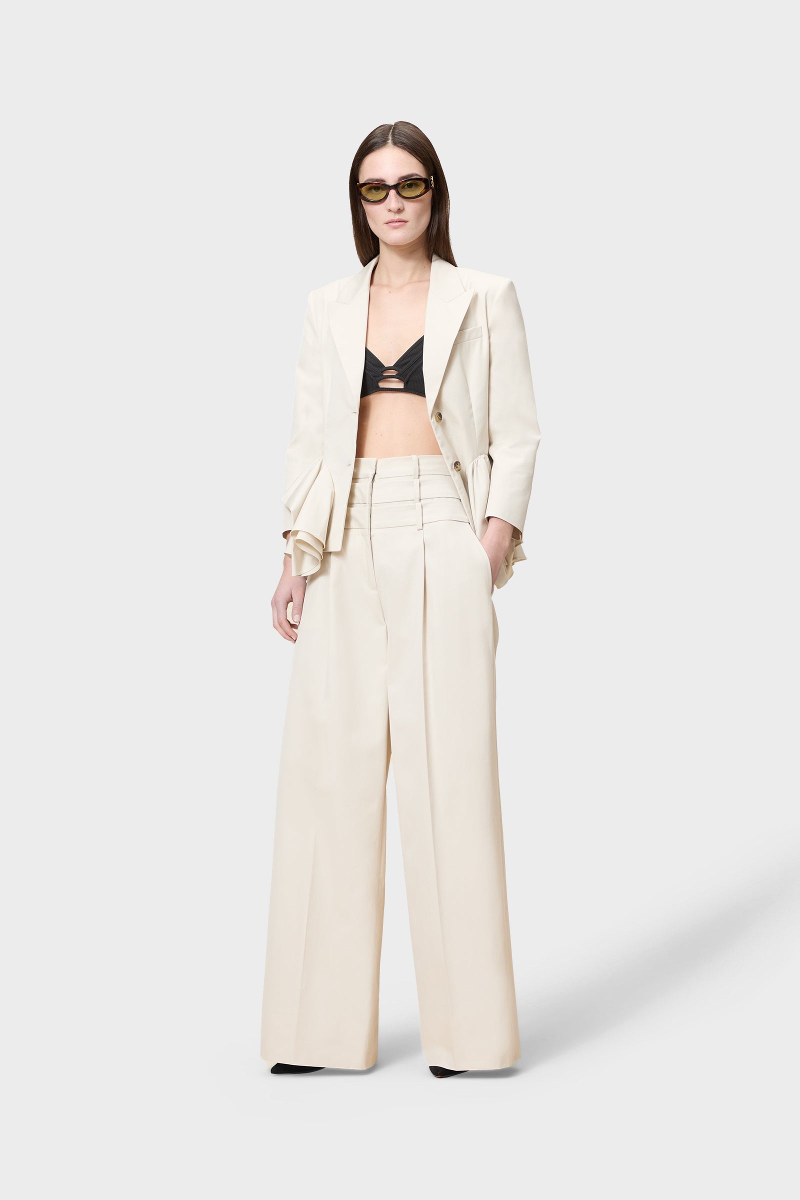 Stone / TRIPPLE LAYER TROUSERS