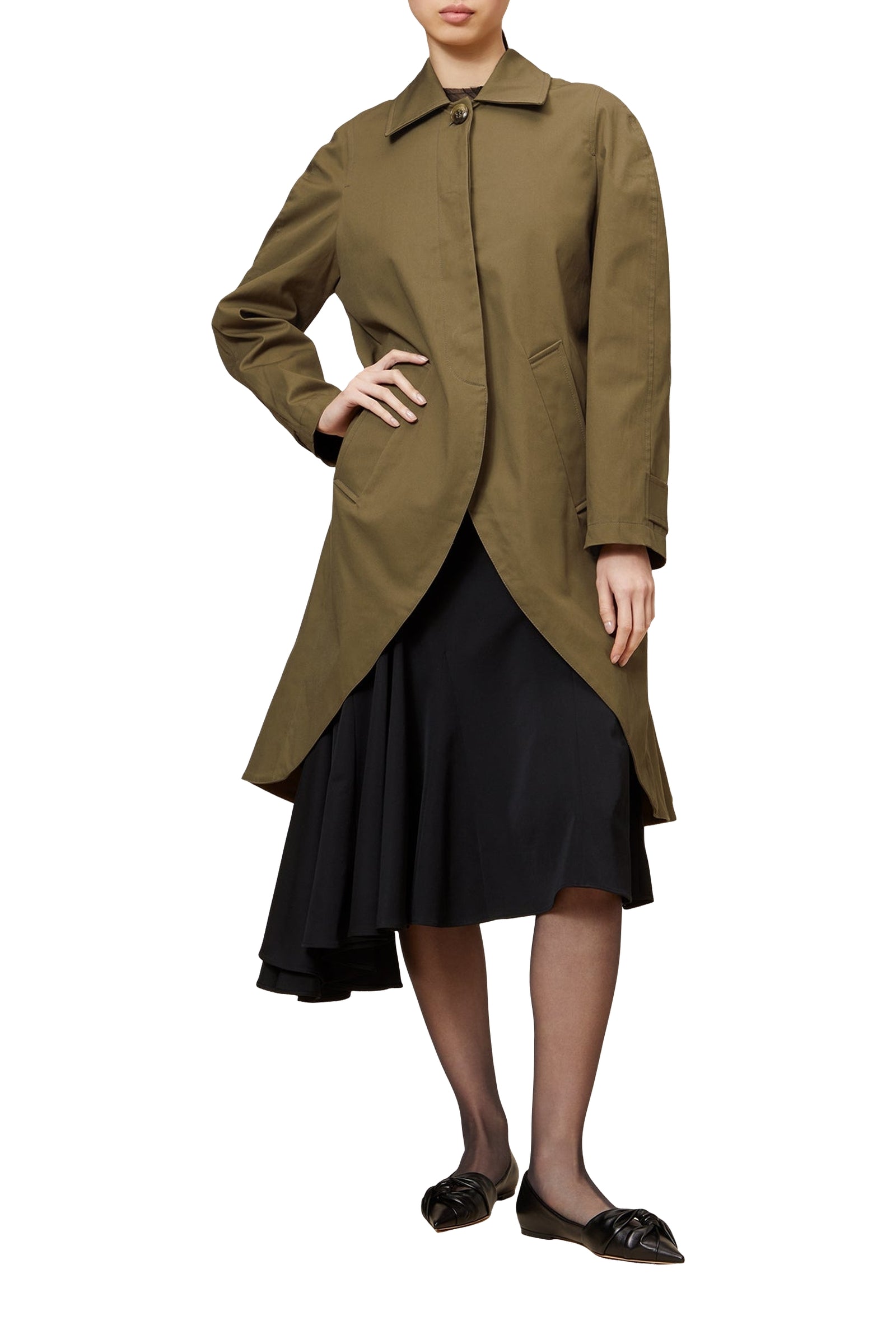 Trenchcoat volanté - Brown