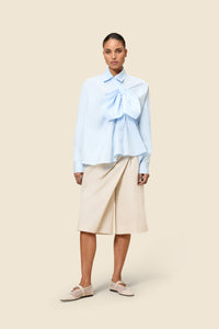 Light Blue / KNOTTED SHIRT