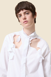 White / TUXEDO SHIRT