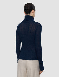 Indigo Top Maille - Indigo