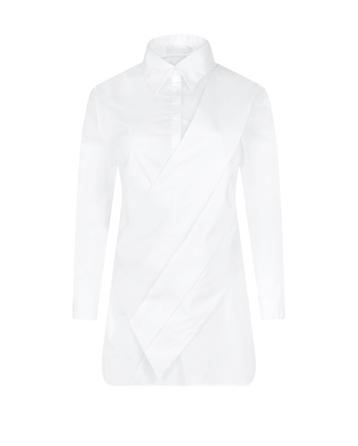 Chemise Montmartre drappée - Blanc