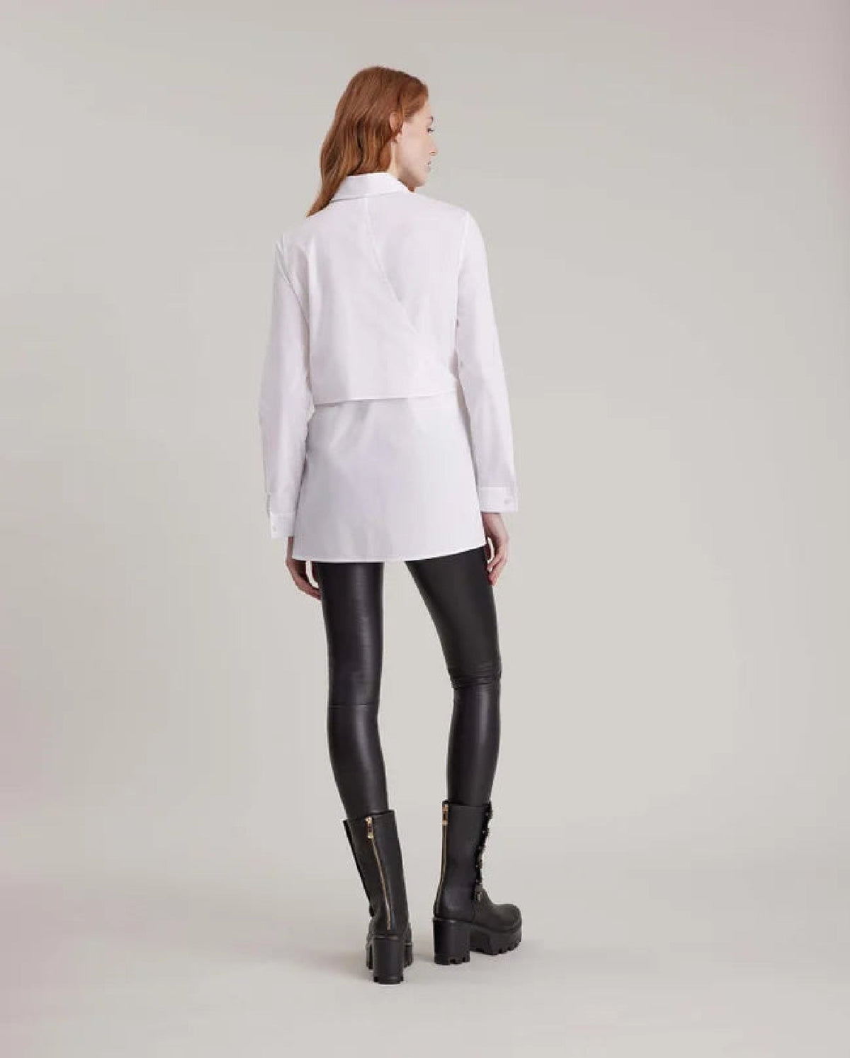 Chemise Montmartre drappée - Blanc