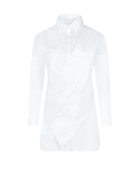 Chemise Montmartre drappée - Blanc