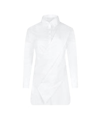 Chemise Montmartre drappée - Blanc