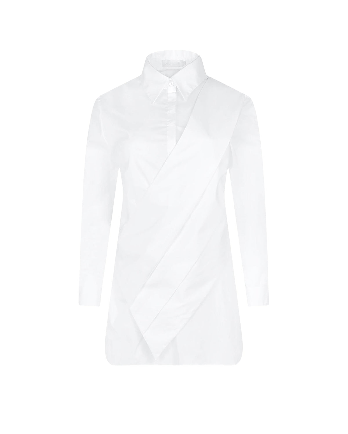 Chemise Montmartre drappée - Blanc