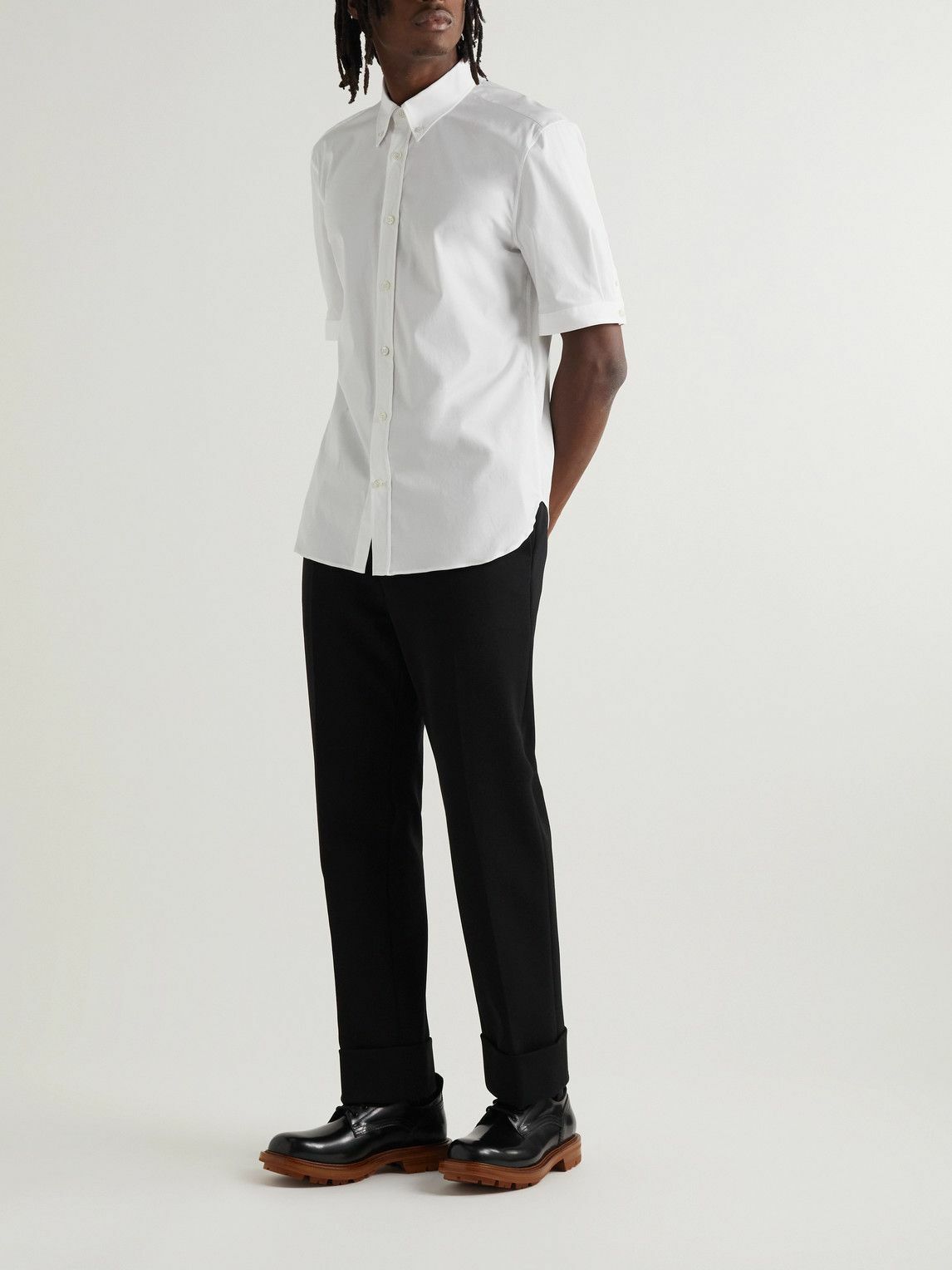 Chemise à manches courtes - White