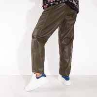 Sneakers à lacets en cuir - White Paris Blue