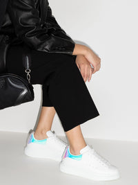 Sneakers à lacets en cuir - White Shock Pink