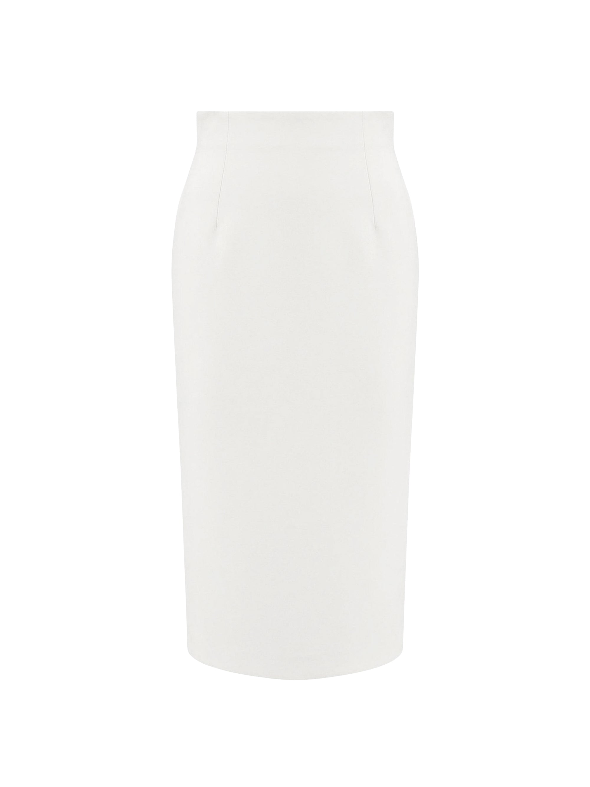 Jupe crayon ajustée - Light Ivory