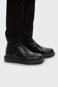 Bottines Chelsea en cuir - Black