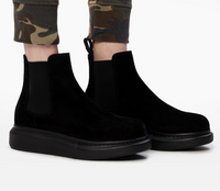 Bottines Chelsea en cuir - Black