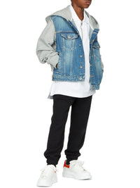 Sneakers à lacets en cuir - White Black