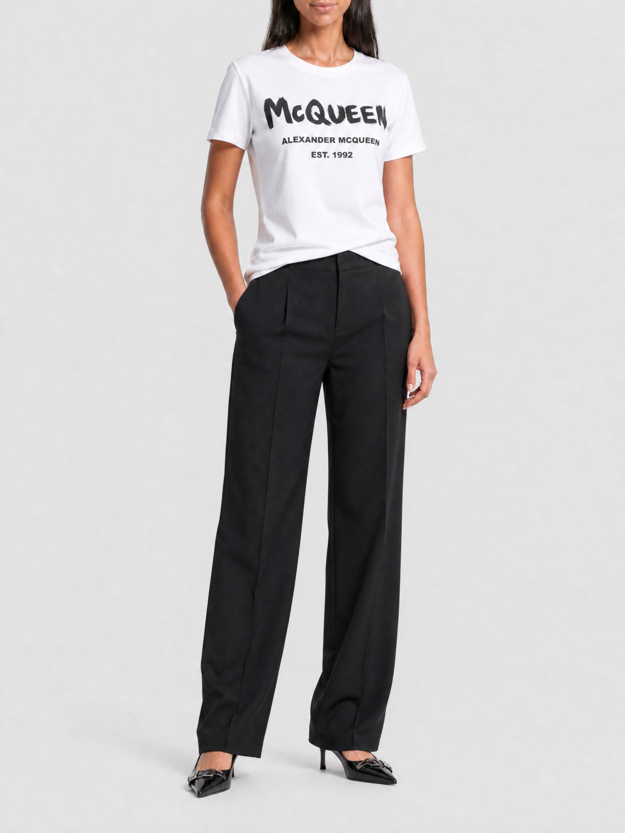 T-shirt avec logo - White Black
