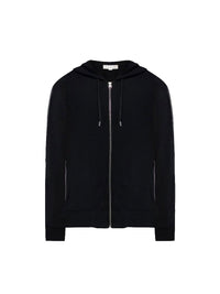 Sweat à capuche avec fermeture zippée - Black