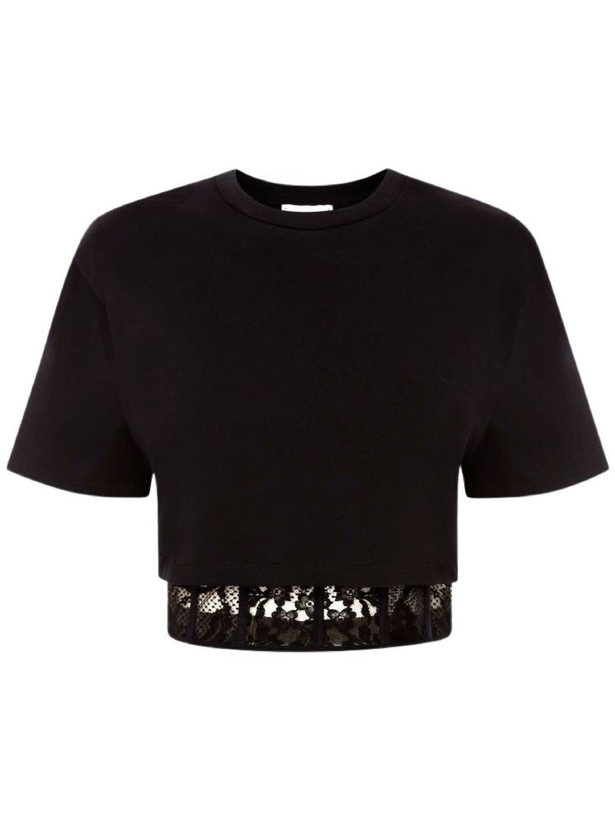 T-shirt court corset - Black