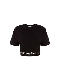 T-shirt court corset - Black