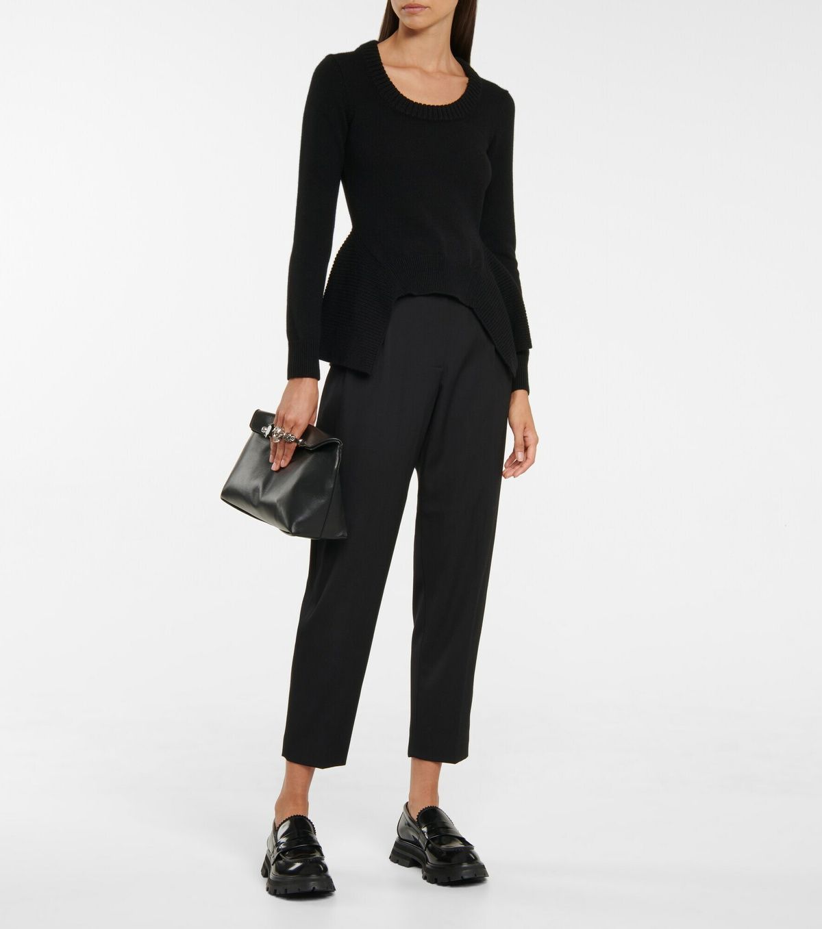 Mocassins Wander en cuir - Black
